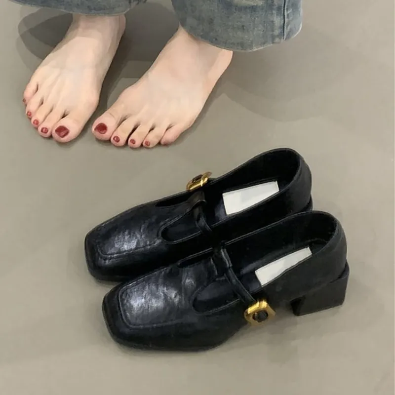 Women Square Toe T-Strap Mary  - огляд і ціна Women'S Shoes